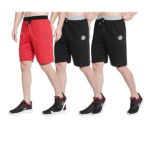 OORA Mens Plus Sizes Cotton Shorts M