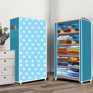 opal 5 layer baby paw print pp collapsible wardrobe