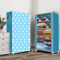 Opal 5 Layer Baby Paw Print PP Collapsible Wardrobe