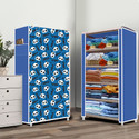 Opal 5 Layer Before Christmas Print PP Collapsible Wardrobe