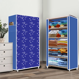 opal 5 layer christmas print pp collapsible wardrobe finish color - christmas modern print diydo-it-yourself