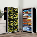 Opal PP Collapsible Wardrobe (Finish Color - Daisy Floral Modern Print, DIY(Do-It-Yourself))