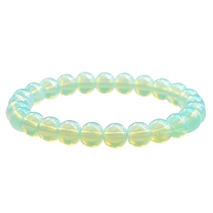 opalite bracelet for women men with healing crystal