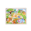 Open Ended Giant Peg Puzzle - Jungle Animals