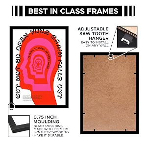 Open Mind Abstract Premium Framed Wall Poster