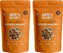 OPEN SECRET Premium Kashmiri Broken Walnuts/Akhrot | Nutritious | Natural, 2 x 200 g Walnuts (2 x 100 g)