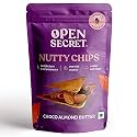 Open Secret Choco Almond Butter Chips (Pack of 60)| Baked, Not Fried| Choco Almond Butter Nutty Dry Fruit Sandwich | Rich in Protein Less Fat | Healthy Diet Snack Pack