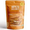 Open Secret Healthy Snack Chips | Spicy Peanut Butter Nutty Dry Fruit Sandwich | Baked | Rich in Protein Breakfast for Kids Woman Man | No Added Maida | Pack of 12