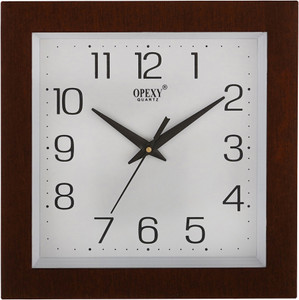opexy analog 28 cm x 28 cm wall clock beige with glass standard