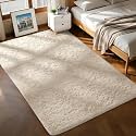 Ophanie Area Rugs for Bedroom Living Room, Color Cream White, Size 2' x 7', Shape Rectangular