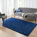 Ophanie Blue Rug, Boys 3x5 Rugs for Bedroom Royal Dark Blue Carpet Nursery Aesthetic, Kids Playroom Navy Area Rugs for Girls Teen Home Decor with Over 99 pcs Pile fibers