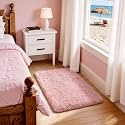 Ophanie Small Rug Washable Non Slip Throw Bedside Area Rugs, Fluffy Soft Pink Mini Bedroom Carpet, Affordable Door Entryway Indoor Inside Front Entrance Dog 2x3 Mat, Home Decor Aesthetic, Nursery