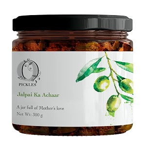 opickles  jalpai ka achar  indian olive pickle  homemade  300gm