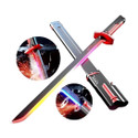 OPINA LED Light Sword Toy, Multi-Color Glowing Blade, Sound Effects