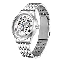 OPK Men39s Automatic Mechanical Watch Skeleton Black