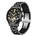 OPK Mens Automatic Watch Multifunction Skeleton Mechanical