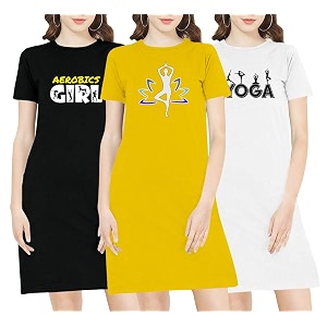 Womens Regular Fit Knee Length Yoga Combo
