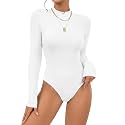 OPOIPIN Women39s Long Sleeve Basic Bodysuit