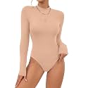 OPOIPIN Women39s Long Sleeve Basic Bodysuit