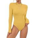 OPOIPIN Women39s Long Sleeve Basic Bodysuit