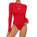 OPOIPIN Women39s Long Sleeve Basic Bodysuit