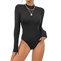 OPOIPIN Women39s Long Sleeve Basic Bodysuit