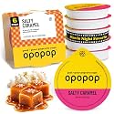 Opopop Microwave Popcorn Pop Cups - Salty Caramel 6-Pack, Non-GMO