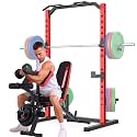 OPPSDECOR Power Cage Power Rack, Multi-Functional Weight Cage with More Training Attachments, Heavy-Duty Construction Squat Rack for Home Gym