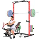 OPPSDECOR Power Cage Power Rack, Multi-Functional Weight Cage with More Training Attachments, Heavy-Duty Construction Squat Rack for Home Gym