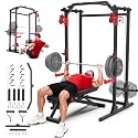 OPPSDECOR Power Cage Power Rack, Multi-Functional Weight Cage with More Training Attachments, Heavy-Duty Construction Squat Rack for Home Gym