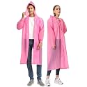 Opret Portable EVA Rain Ponchos with Hoods 2 Pack for Adults