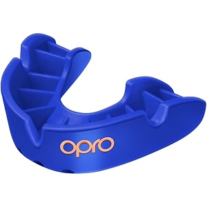 opro bronze level sports mouthguard essential fit blue adult amp kids