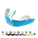 OPRO Instant Custom Fit Moldable Mouth Guard, Dentist Level, Sky Blue/White