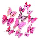 OPSEAM 3D Butterfly Wall Decor Butterfly Decorations Stickers with Magnets