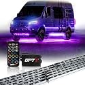 OPT7 Aura RGB Aluminum RV LED Underglow Lights with Remote Control, 12V