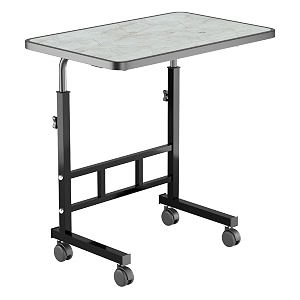 optifine multi-purpose laptop table study table bed table adjustable height portable for office work form home  diy table easy to assemble engineered adjustable marble light