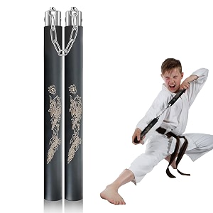 optifit nunchaku 12 inch foam training gear for kids martial arts