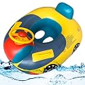Optifit® Swimming Tube for Kids Under 15kg, Baby Swimming Tube, Inflatable Thinken PVC Float Seat Toy for Swimming Pool, Safe Anti-flip Over Pool Float