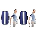 Optifit Waterproof Phone Armband for Running Fits Up to 6.7 Inch 2PCS