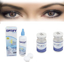Optify Yearly Disposable (-1.75, Colored Contact Lenses, Pack of 2)