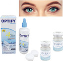 Optify Yearly Disposable (-2.25, Colored Contact Lenses, Pack of 2)