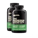 Optimum Nutrition Muscle Recovery and Endurance Supplement for Men and Women,Zinc-and Magnesium Supplement,180 Count (Pack of 2)