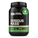 Optimum Nutrition Serious Mass Weight Gainer Protein Powder, Chocolate, 3LB