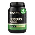 Optimum Nutrition Serious Mass Weight Gainer Protein Powder, Vanilla, 3LB