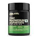 Optimum Nutrition (ON) Zinc Magnesium Aspartate (ZMA) - 60 Capsules, Muscle Strength, Metabolism, Immunity, Vegetarian