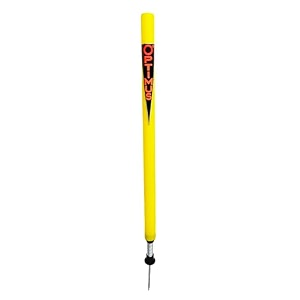 optimus cricket plastic target stump wicket 1 pc flexible steel spring amp ground spike - e