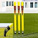 Optimus® Cricket Plastic Target Stump Wicket (1 Pc) Flexible Steel Spring &amp; Ground Spike - E