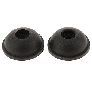 optimuss 2 pieces travel luggage stud foot replacement bottom stud footstand black