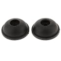 Optimuss 2 Pieces Travel Luggage Stud Foot Replacement Bottom Stud Footstand Black