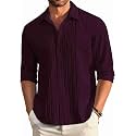 Men39s Casual Button Down Shirts Long Sleeve